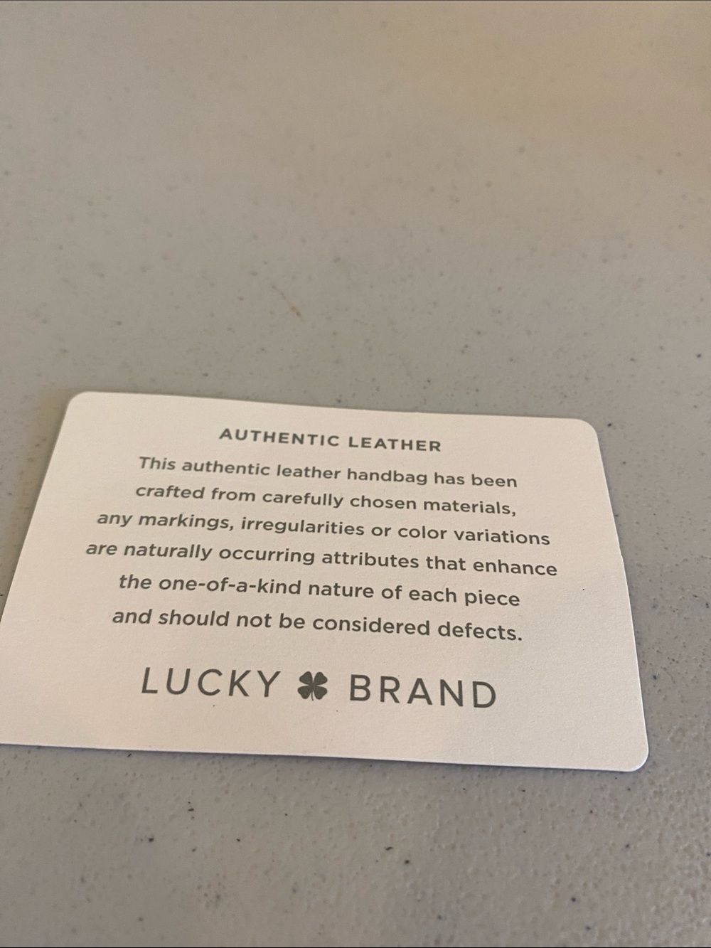 LUCKY BRAND Leather Tote Bag with Crossbody Strap - Picture 6 of 6